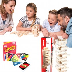 Jenga Más Juego Cartas Juegos Mesa Jugueteria Familia (Entrega Inmediata)