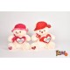 Oso De Peluche Sombrero Te Amo 30cm 2607-1 (Entrega Inmediata)
