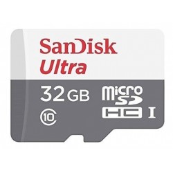 Memoria Sandisk Micro Sd 32 Gb C 10 Uhs-1 80 Mb/seg (Entrega Inmediata)