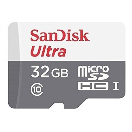 Memoria Sandisk Micro Sd 32 Gb C 10 Uhs-1 80 Mb/seg (Entrega Inmediata)
