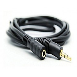 Extension De 3.5 Mm Stereo Macho A Hembra De 1 Metro (Entrega Inmediata)