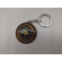 Llavero Metálico Escudo Capitan America - Marvel - Avengers (Entrega Inmediata)