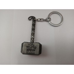 Llavero Metálico Martillo Thor - Marvel - Avengers (Entrega Inmediata)