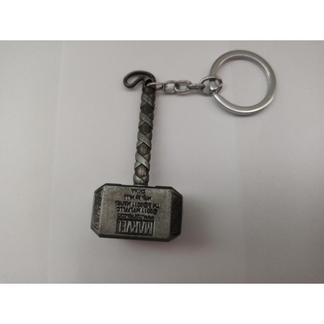 Llavero Metálico Martillo Thor - Marvel - Avengers (Entrega Inmediata)