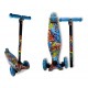Patineta Monopatín Scooter Metalizada Colores Para Niños (Entrega Inmediata)