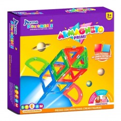 Juguete Armagneto Primi Fichas Magneticas Norma Divertimente (Entrega Inmediata)