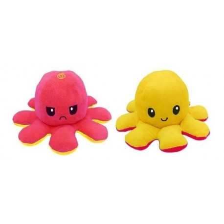 Peluche Pulpo De Doble Cara Juguete Para Niños (Entrega Inmediata)
