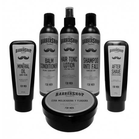 Kit X6 Tónico Barbershop Tratamiento Barba (Entrega Inmediata)