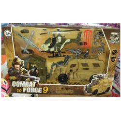Set De Vehículos Militares Combat Force 9 (Entrega Inmediata)