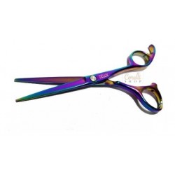 Tijera Peluquería Barbería Profesional Delux + Estuche (Entrega Inmediata)
