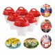 Hervidor De Huevos Silicone Egg Boil 6 Unidades (Entrega Inmediata)