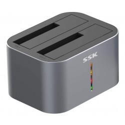 Docking Station Doble Bahia Para Discos 2,5 Y 3,5 Pulgadas (Entrega Inmediata)