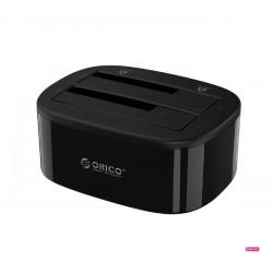 Docking Station Orico Doble Bahia Usb 3.0 Sata Hhd 2.5/3.5 (Entrega Inmediata)