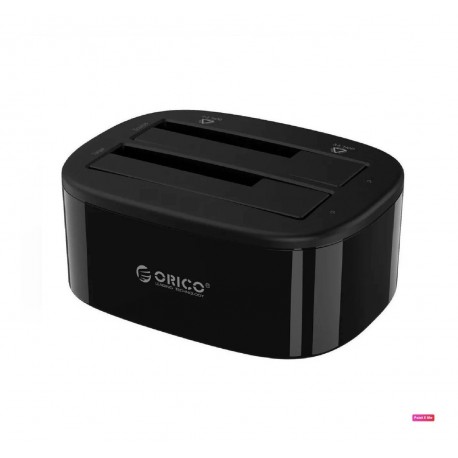Docking Station Orico Doble Bahia Usb 3.0 Sata Hhd 2.5/3.5 (Entrega Inmediata)