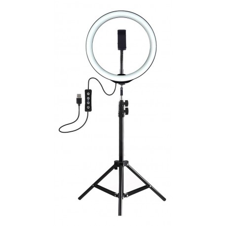 Aro De Luz 33cm Con Trípode Incluido 3 Modos De Iluminación (Entrega Inmediata)