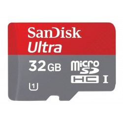 Memoria Micro Sd Sandisk Ultra 32gb Clase 10 80mb/s (Entrega Inmediata)