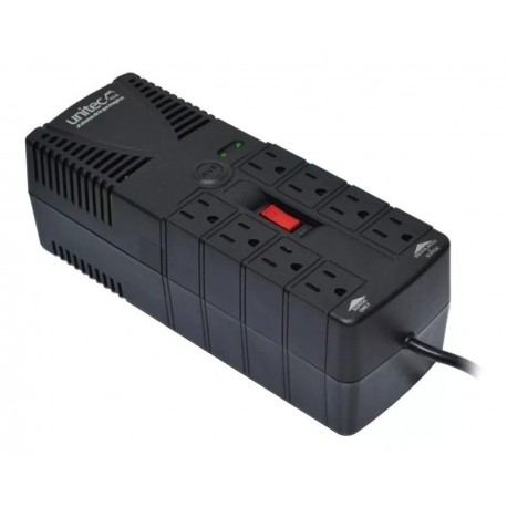 Regulador De Voltaje Unitec U-1200 -8 Tomas 995va/450w (Entrega Inmediata)