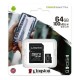 Memoria Micro Sd De 64 Gb Clase 10 Kingston 100 Mbs (Entrega Inmediata)