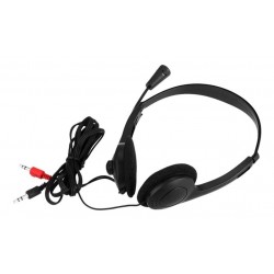 Diadema Con Microfono Y Doble Plug 3.5mm Deptek Dt821-989 (Entrega Inmediata)
