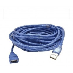 Cable Extencion Usb Blindado Azul 5 Mtrs 2.0 (Entrega Inmediata)