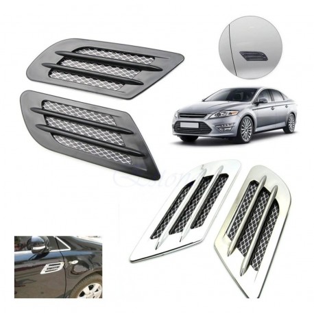 Ventila O Rejilla Decorativa Universal Para Carro Por 2 (Entrega Inmediata)