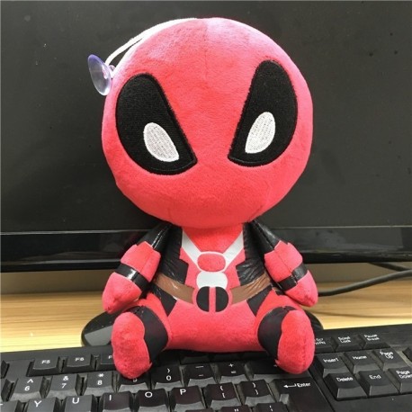 Deadpool Peluche De 20 Centímetros Con Ventosa Kawaii. (Entrega Inmediata)
