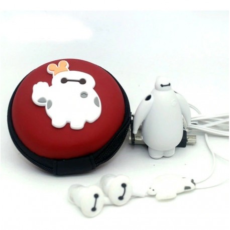 Mp3 Con Auriculares Y Bolso Animado Baymax Entretenimiento (Entrega Inmediata)