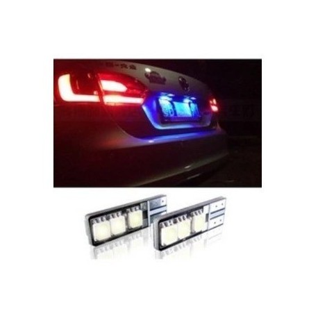 Led T10 Plana Azul Para Licencia Y Faro Delanteros Universal (Entrega Inmediata)