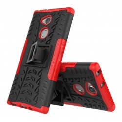Kit Funda Antiimpacto Sony Xperia Xa2 Ultra Rojo+vidrio 3d (Entrega Inmediata)