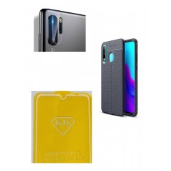 Kit Estuche Tp Cuero Huawei P30 Lite + Vidrio Camara + 6d (Entrega Inmediata)
