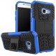 Kit Protector Samsung Galaxy A3 2017 Azul + Vidrio Negro (Entrega Inmediata)