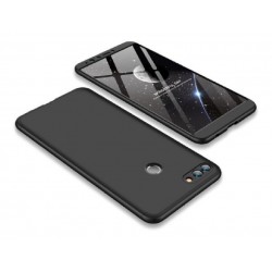 Estuche Protector 360 Huawei Y9 2018 Negro + Vidrio Plano (Entrega Inmediata)