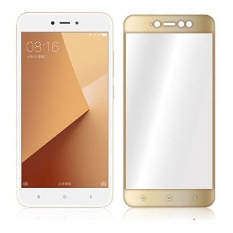 Vidrio 3d Dorado Xiaomi Note 5a Prime (Entrega Inmediata)