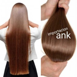 Extensiones De Cabello Seminatural Largo Cobrizo (Entrega Inmediata)