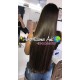 Extensiónes De Cabello Seminatural Castaño Oscuro (Entrega Inmediata)