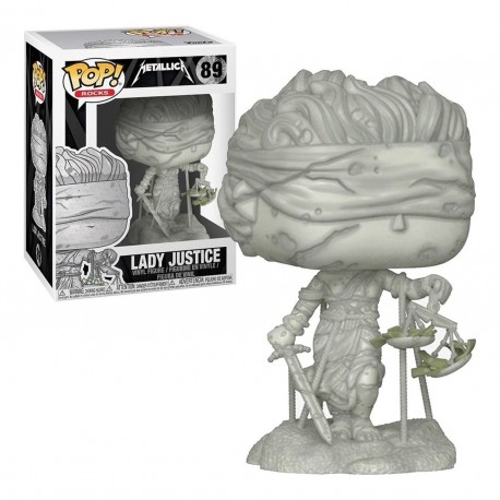Metallica 89 Lady Justice Funko Pop Original (Entrega Inmediata)