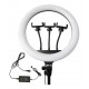 Aro De Luz Led Sin Tripode 36cm + 3 Holder Celular +cargador (Entrega Inmediata)