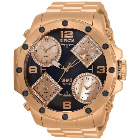 Reloj Invicta 33868 Shaq Quartz Diamond Black Dial Hombre (Importación USA)