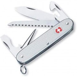 Reloj Victorinox Swiss Army Farmer Pocket Knife Silver Alox Ribbed,Silver Alox Ribbed