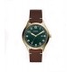 Reloj Fossil BQ2489 Wylie Three-Hand Date Brown Leather