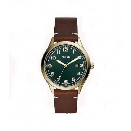 Reloj Fossil BQ2489 Wylie Three-Hand Date Brown Leather