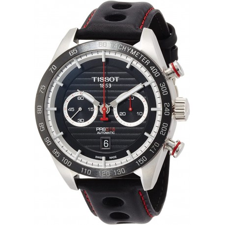 Reloj Tissot T1004271605100 PRS 516 Chronograph Automatic Ho (Importación USA)