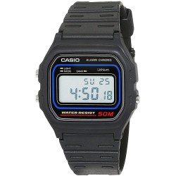 Reloj Casio W-59-1VQES Alarm/Chronograph (Importación USA)