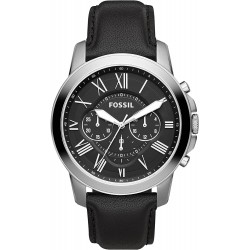 Reloj Fossil FS4812IE Hombre Grant Stainless Steel Chronograph Quartz