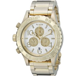 Reloj NIXON A037-1219 Hombre 42-20 Chrono Gold-Tone (Importación USA)