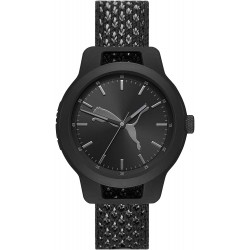 Reloj PUMA P5058 Hombre Reset V1 Nylon Color Black/Black Mod (Importación USA)