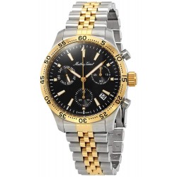 Reloj Mathey-Tissot H1822CHBN Type 22 Chronograph Black Dial (Importación USA)