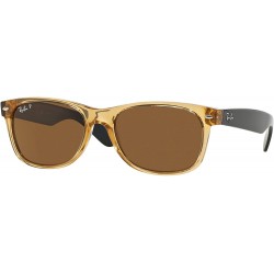 Gafas Ray-Ban Ray Ban RB2132 NEW WAYFARER For Hombre Mujer Honey/Crystal Brown Polarized 57 mm