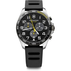 Reloj Victorinox 241892 Fieldforce Sports Chrono Black Dial Rubber Strap