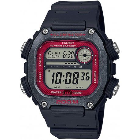 Reloj Casio DW-291H-1BVEF Collection Hombre Black Resin (Importación USA)